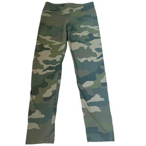 J. Crew green camo leggings size Small